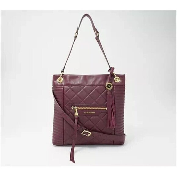Aimee Kestenberg Serena Leather Convertible Crossbody True Plum, bag A621807
